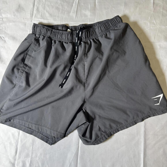Gymshark Other - Gymshark Gray Athletic Shorts Small 100% Recycled Polyester 5" Inseam
